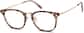 Angle view of Square Glasses 7825025 in Tortoiseshell thumbnail