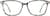Front view of Rectangle Glasses 7825512 in Marble thumbnail