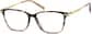 Angle view of Rectangle Glasses 7825525 in Tortoiseshell thumbnail