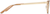 Side view of Women's Rectangle Glasses 7825715 in Brown thumbnail
