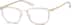 Women's Rectangle Glasses 7825723 in Translucent
