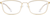 Front view of Women's Rectangle Glasses 7825723 in Translucent thumbnail
