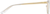 Side view of Women's Rectangle Glasses 7825723 in Translucent thumbnail