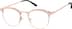 Browline Glasses 7825919 in Rose Gold