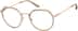 Geometric Glasses 7826615 in Amber