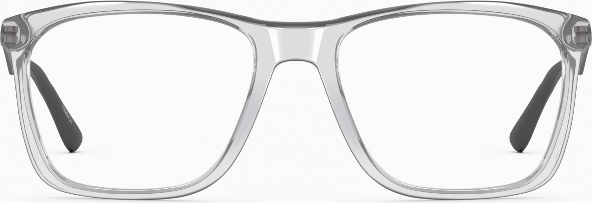 Front view of No. 10 Glasses 7826723 in Clear thumbnail