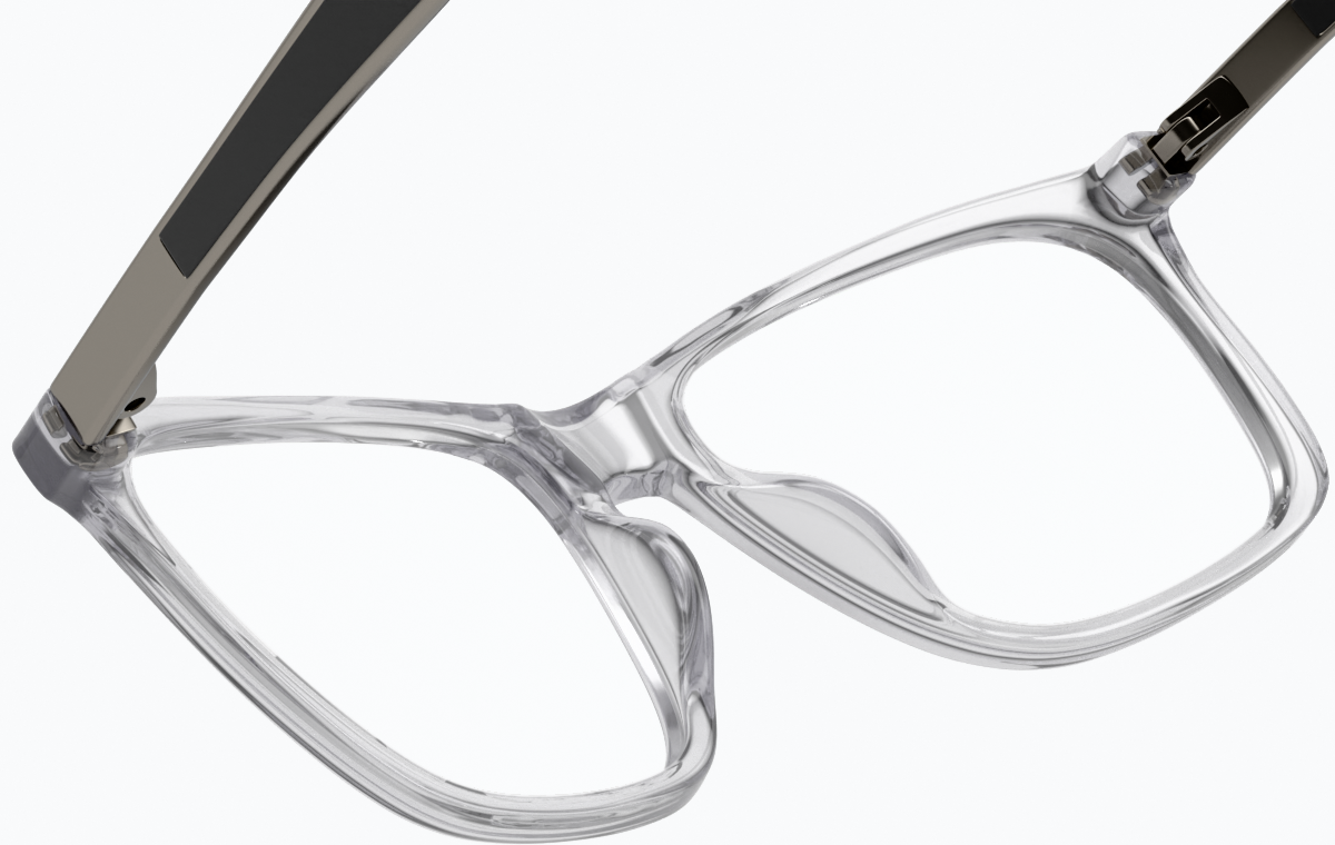 See-through view of No. 10 Glasses 7826723 in Clear thumbnail