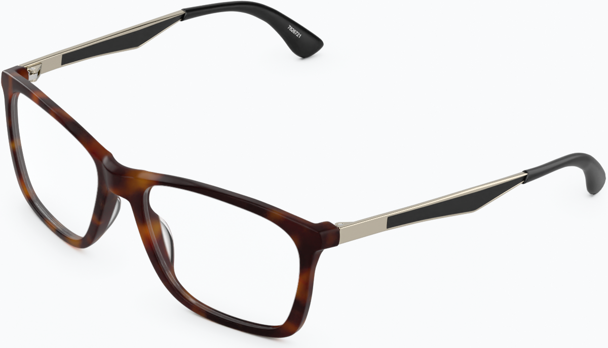 Angle view of No. 10 Glasses 7826725 in Tortoiseshell thumbnail