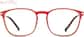 Front view of Thunderbirds Glasses 7826918 in Red thumbnail