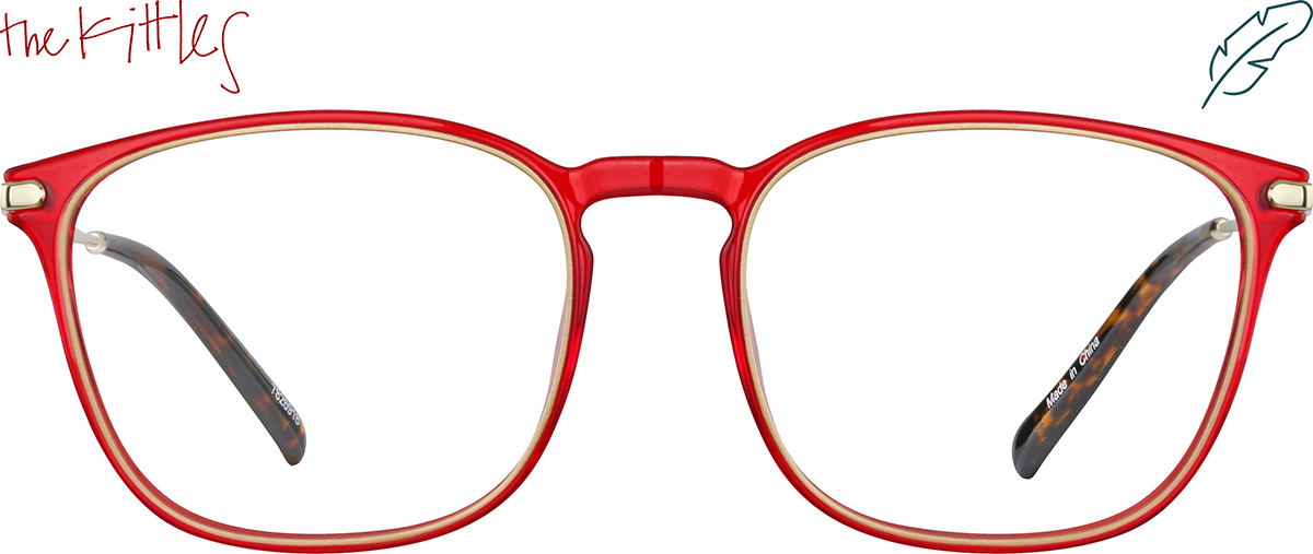 Red Thunderbirds Glasses