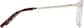 Side view of Stone Cold Glasses 7827014 in Gold thumbnail