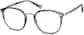 Angle view of Geometric Glasses 7827112 in Storm thumbnail