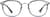 Front view of Geometric Glasses 7827112 in Storm thumbnail