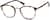 Angle view of Geometric Glasses 7827125 in Tortoiseshell thumbnail