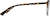Side view of Geometric Glasses 7827125 in Tortoiseshell thumbnail