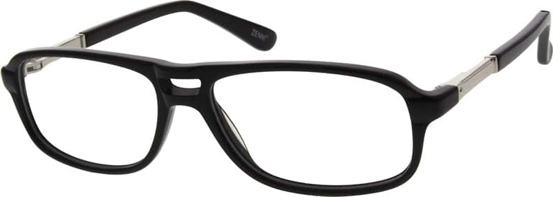 Angle view of Oval Glasses 782721 in Black