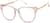 Angle view of Square Glasses 7827419 in Pink thumbnail