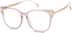 Square Glasses 7827419 in Pink