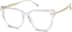 Square Glasses 7827423 in Clear