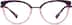 Cat-Eye Glasses 7827825 in Berry Tortoiseshell