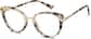 Angle view of Cat-Eye Glasses 7827835 in Ivory Tortoiseshell thumbnail