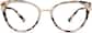 Front view of Cat-Eye Glasses 7827835 in Ivory Tortoiseshell thumbnail