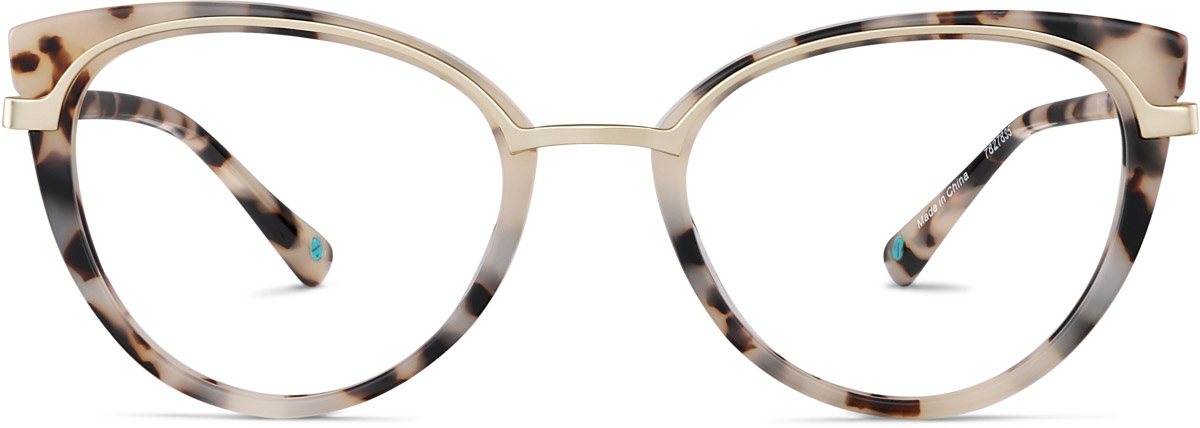 Ivory Tortoiseshell Cat-Eye Glasses