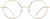 Front view of Round Glasses 7827923 in Clear thumbnail