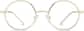 Front view of Round Glasses 7827923 in Clear thumbnail