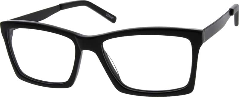 Angle view of Square Glasses 782821 in Black