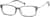 Angle view of Rectangle Glasses 7828412 in Dark Gray thumbnail