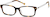 Angle view of Rectangle Glasses 7828425 in Tortoiseshell thumbnail