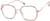Angle view of Geometric Glasses 7828719 in Pink thumbnail