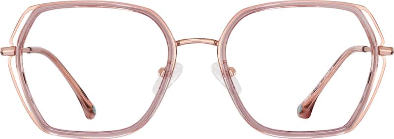 Pink Geometric Glasses