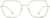 Front view of Geometric Glasses 7828723 in Clear thumbnail