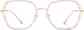 Front view of Geometric Glasses 7828723 in Clear thumbnail