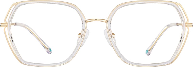 Clear Geometric Glasses