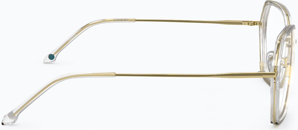 Side view of Geometric Glasses 7828723 in Clear thumbnail