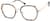 Angle view of Geometric Glasses 7828725 in Tortoiseshell thumbnail