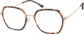 Angle view of Geometric Glasses 7828725 in Tortoiseshell thumbnail