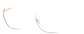 Angle view of Geometric Glasses 7828725 in Tortoiseshell thumbnail