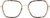 Front view of Geometric Glasses 7828725 in Tortoiseshell thumbnail