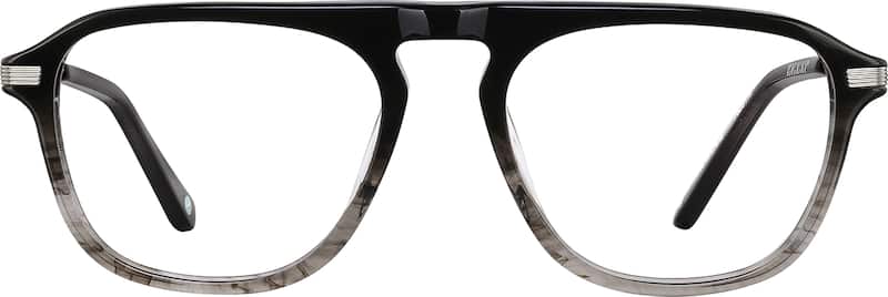 Gray Ombre Aviator Glasses
