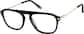Angle view of Stargazer Glasses 7829121 in Black thumbnail