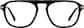 Front view of Stargazer Glasses 7829121 in Black thumbnail