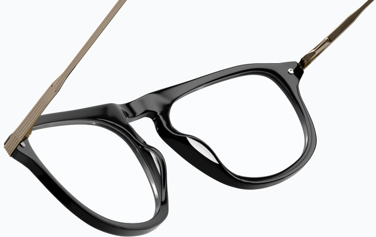 See-through view of Stargazer Glasses 7829121 in Black thumbnail