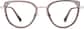 Front view of Cat-Eye Glasses 7829217 in Brown thumbnail