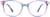Front view of Kids' Square Glasses 7829317 in Pink/Blue thumbnail