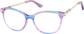 Angle view of Kids' Square Glasses 7829317 in Pink/Blue thumbnail