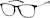 Angle view of Square Glasses 7829621 in Black thumbnail